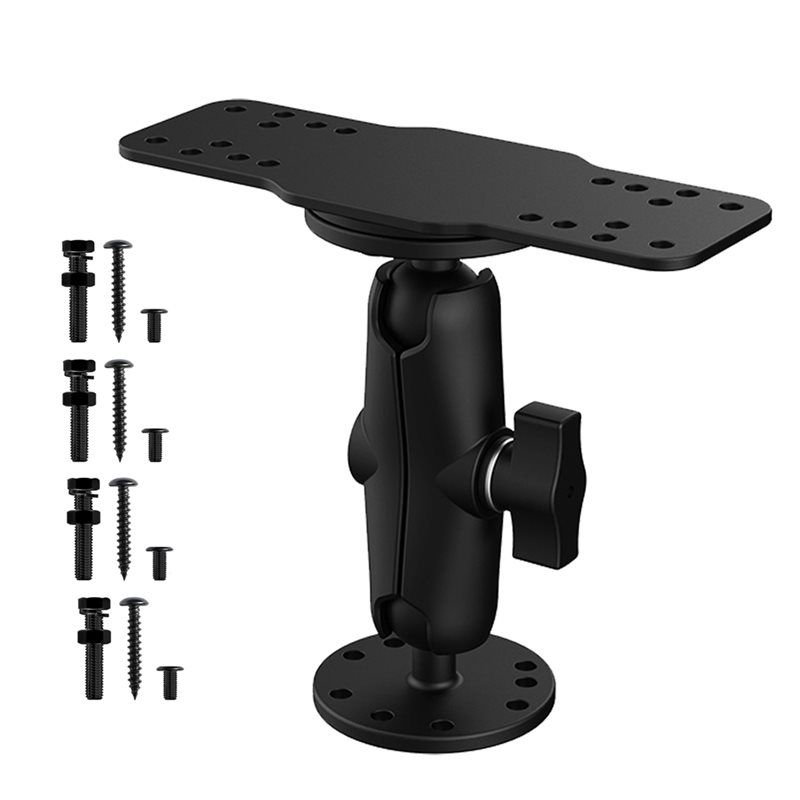 Fish Finder Case - AA90-Aluminium Fishfinder Mount Base, 360 graden