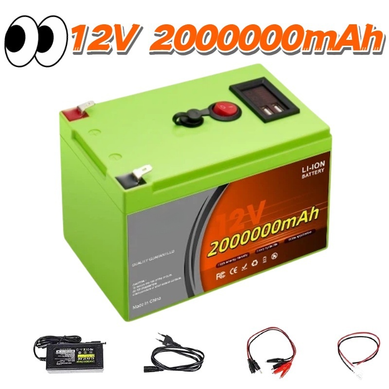 Fish Finder Charger - LiFePO4 12V 200Ah oplaadbare lithiumbatterij met