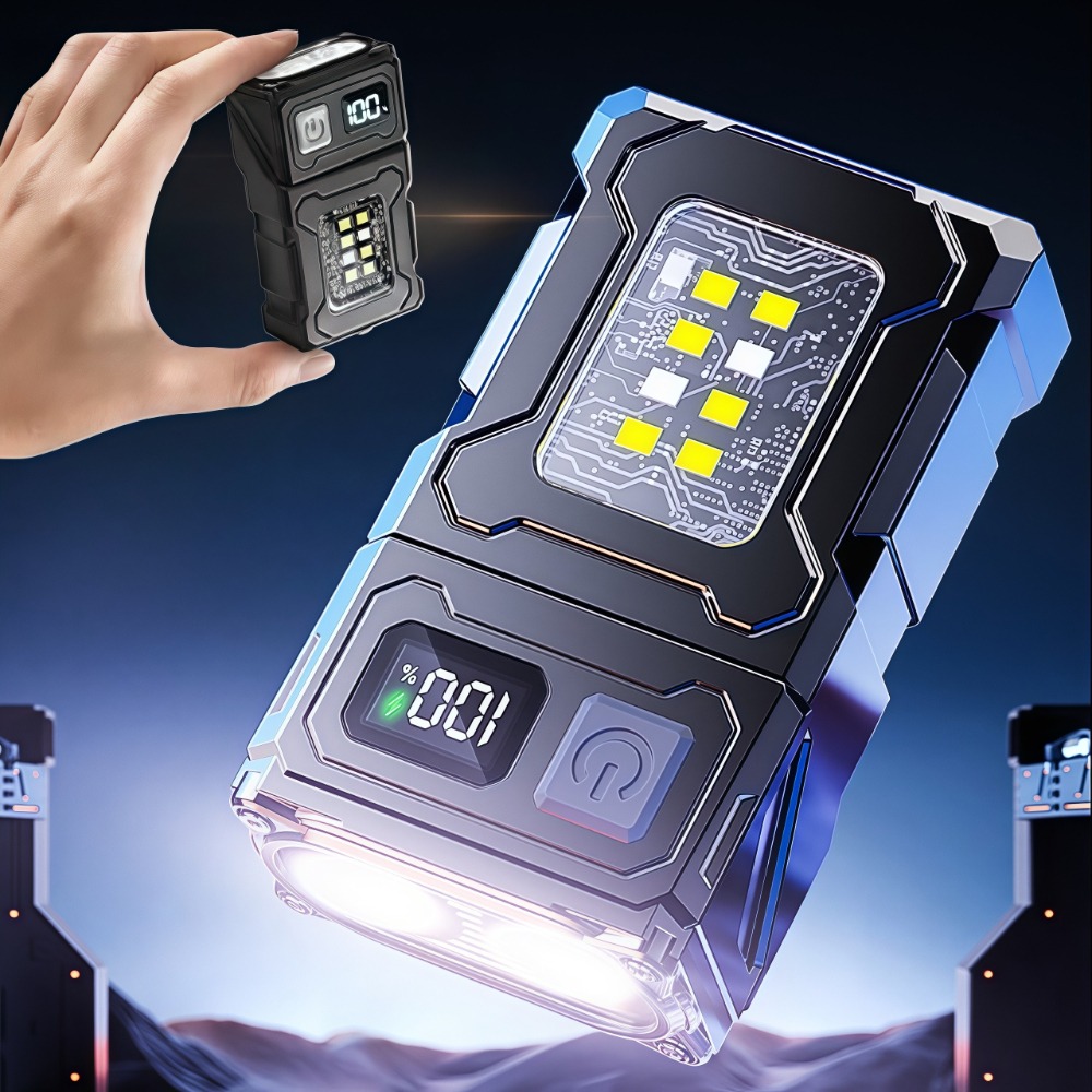 Fishing Light - Oplaadbare mini LED-zaklamp Magnetische clip-on werklamp