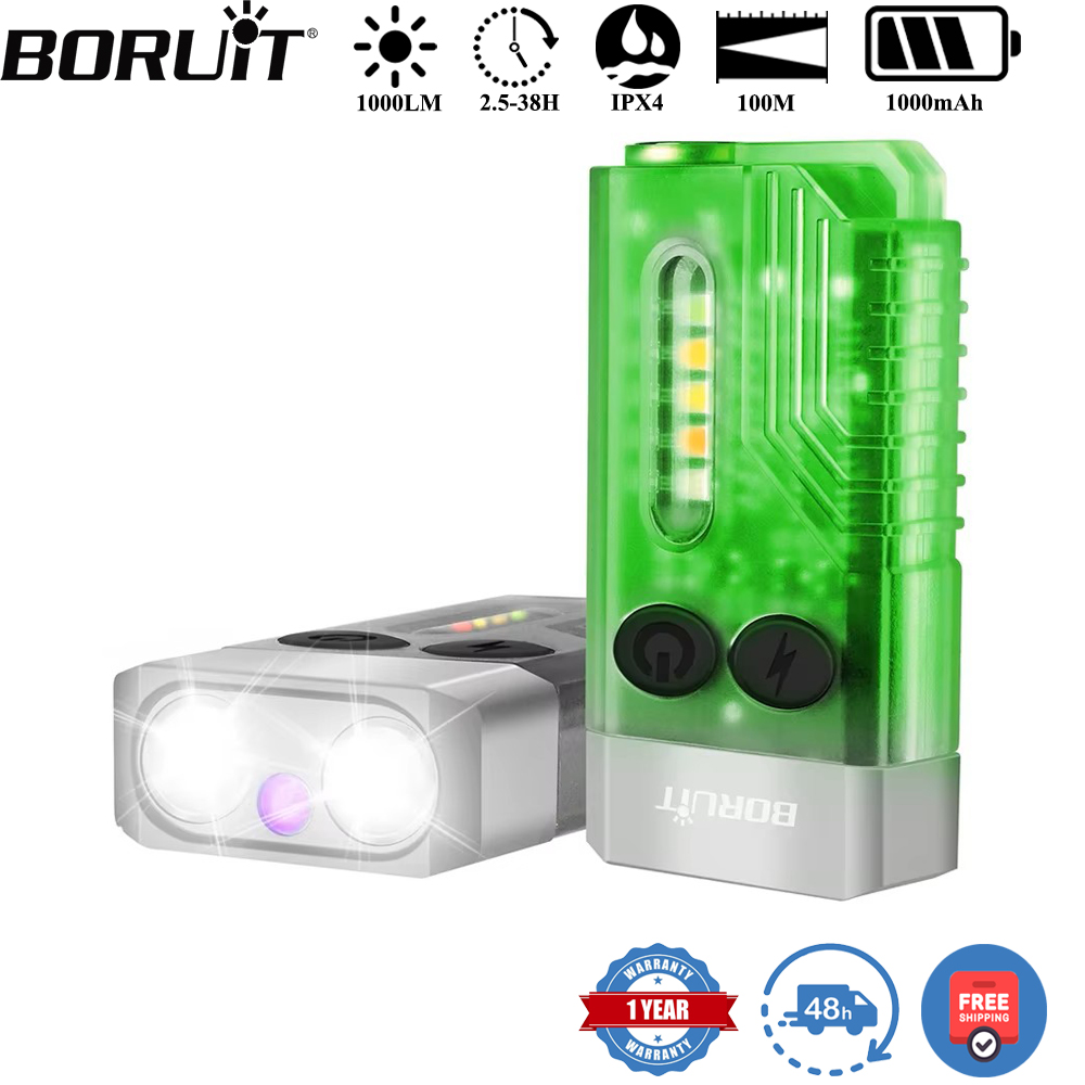 Fishing Light - BORUiT V10 sleutelhanger UV LED EDC