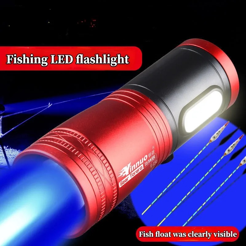 Fishing Light - Draagbare vislamp Oplaadbaar 4 lichtbronnen Visserij
