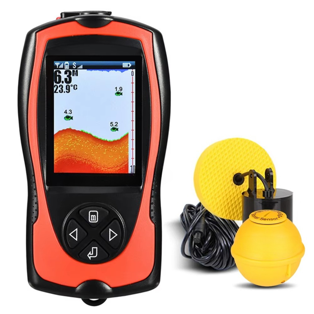 Fish Finder Portable - Draagbare viszoeker 100M/300FT diepte visalarm bedraad