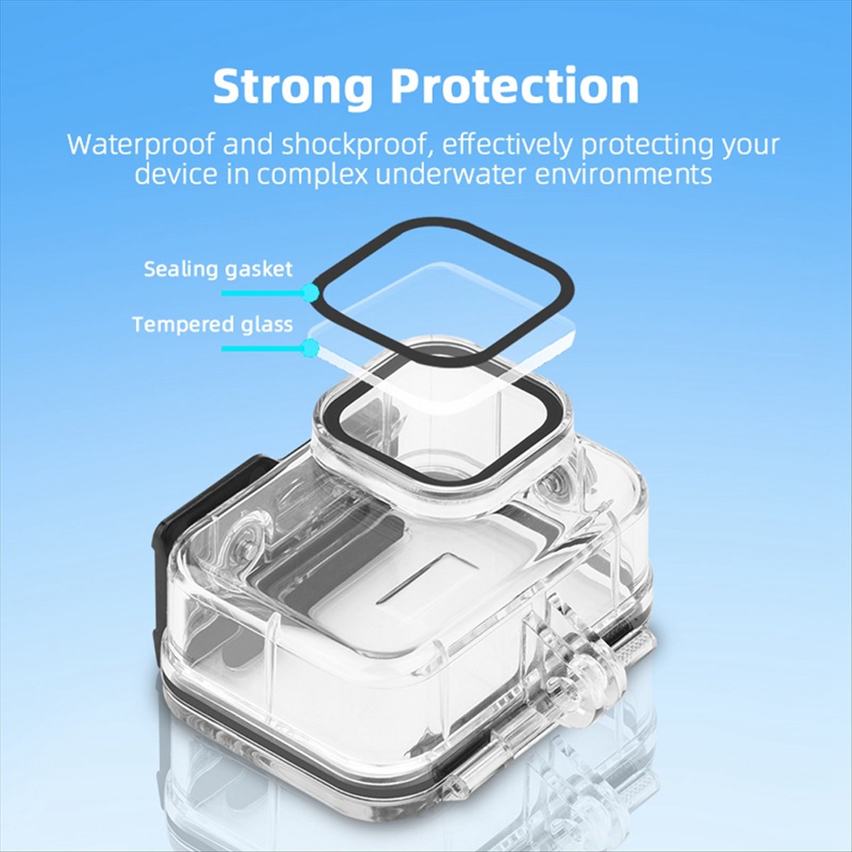 M05K 60M waterdichte behuizing - Underwater Camera recensie en prijs