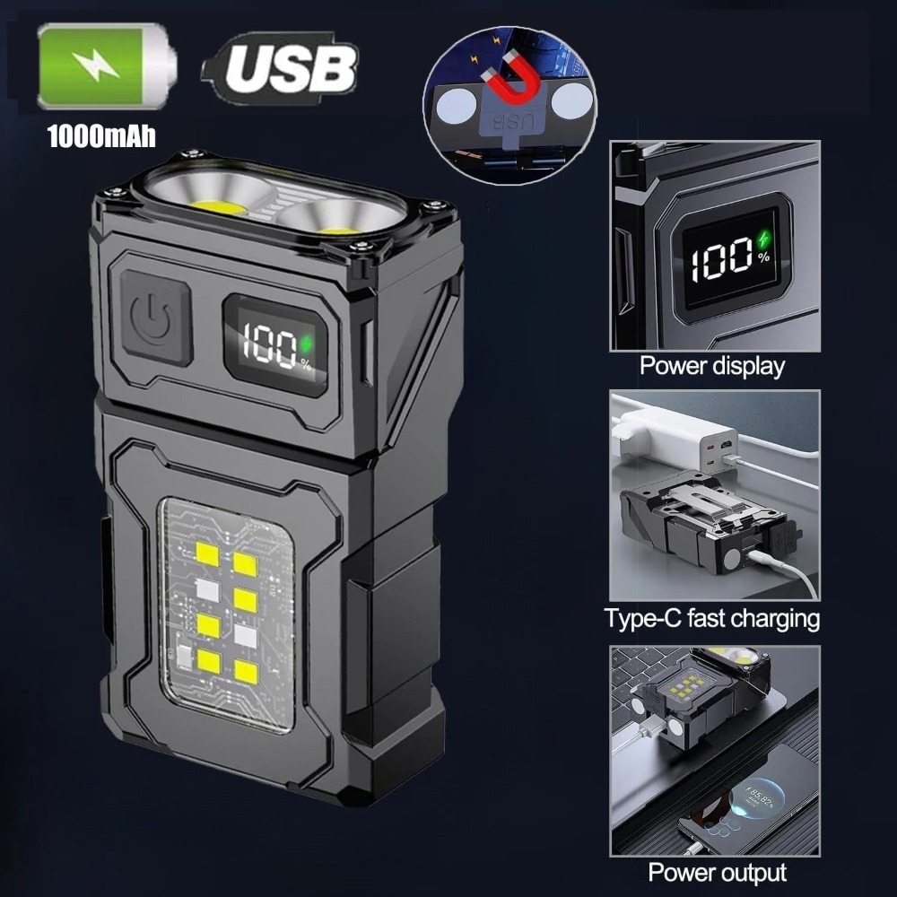 180 °   Draaibare LED-zaklamp  - Fishing Light recensie en prijs