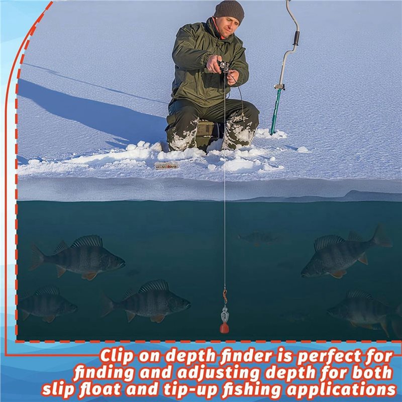 Clip-on dieptemeterinstrumente - Fishing Depth Finder recensie en prijs