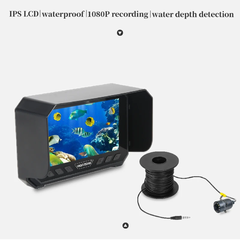 5'' onderwaterviscamera, 1080P - Fishing Camera recensie en prijs